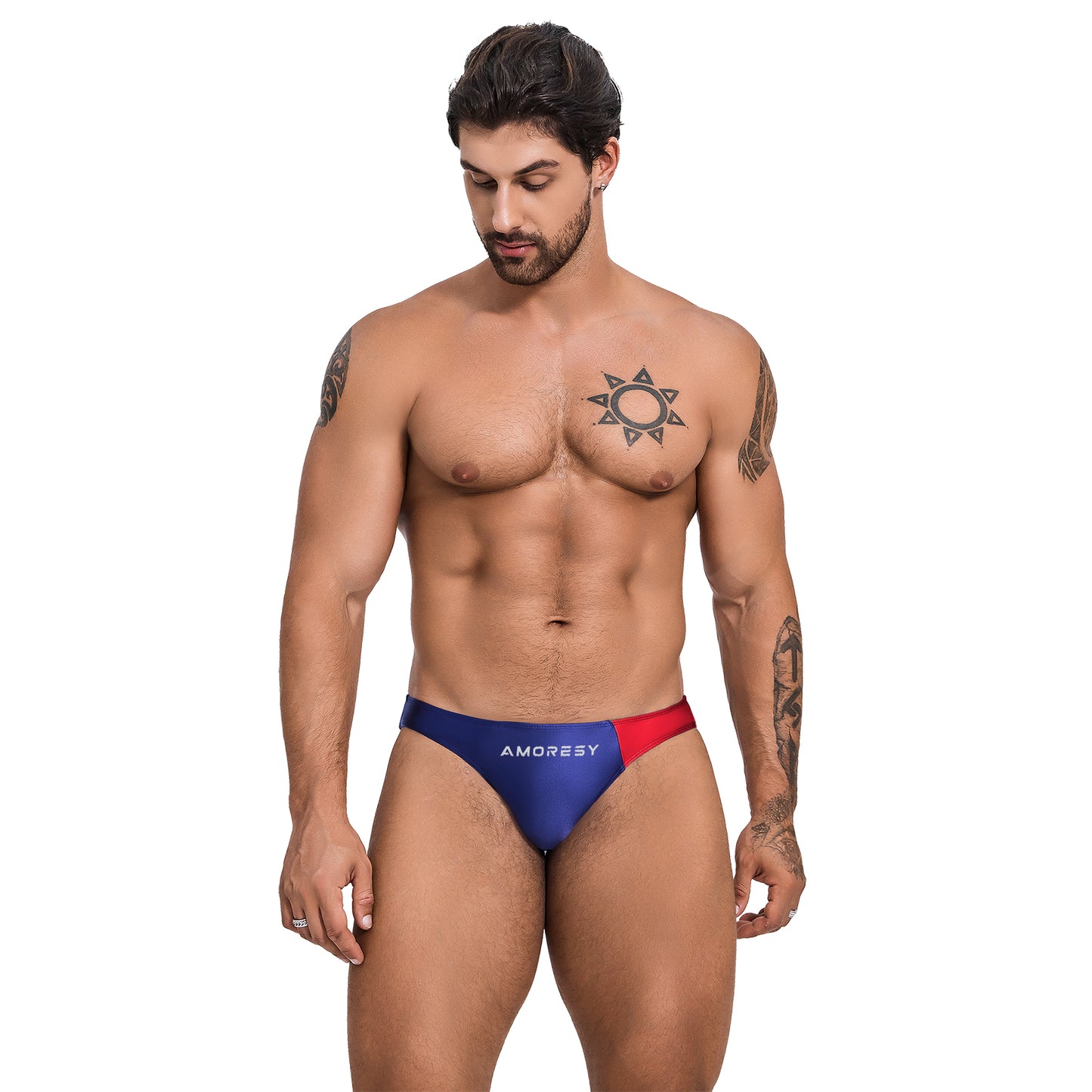 Oceanus C Series Swimming Briefs Navy Blue / M - AMORESY