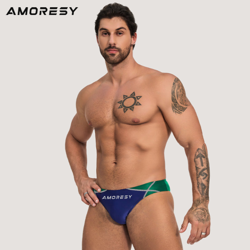 Oceanus Y Series Swimming Briefs 服饰与配饰 Green / M - AMORESY