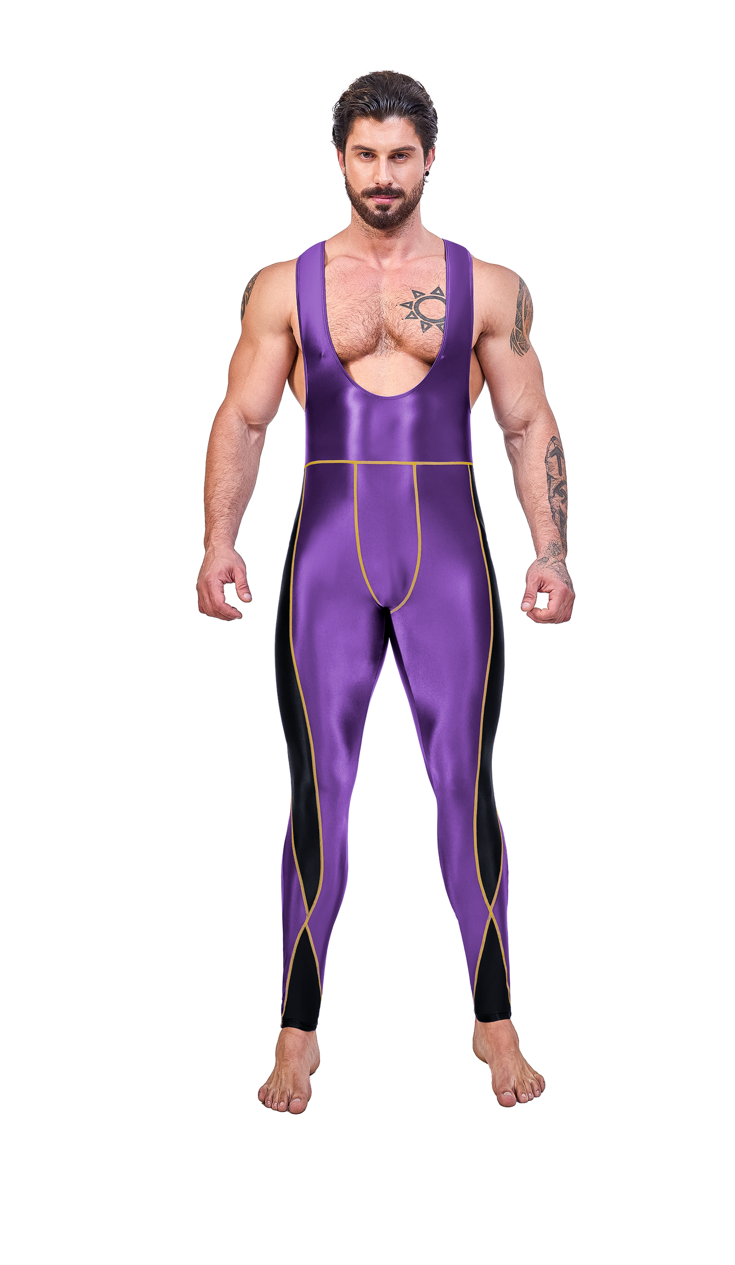 Leonidas Racerback スポーツボディスーツ