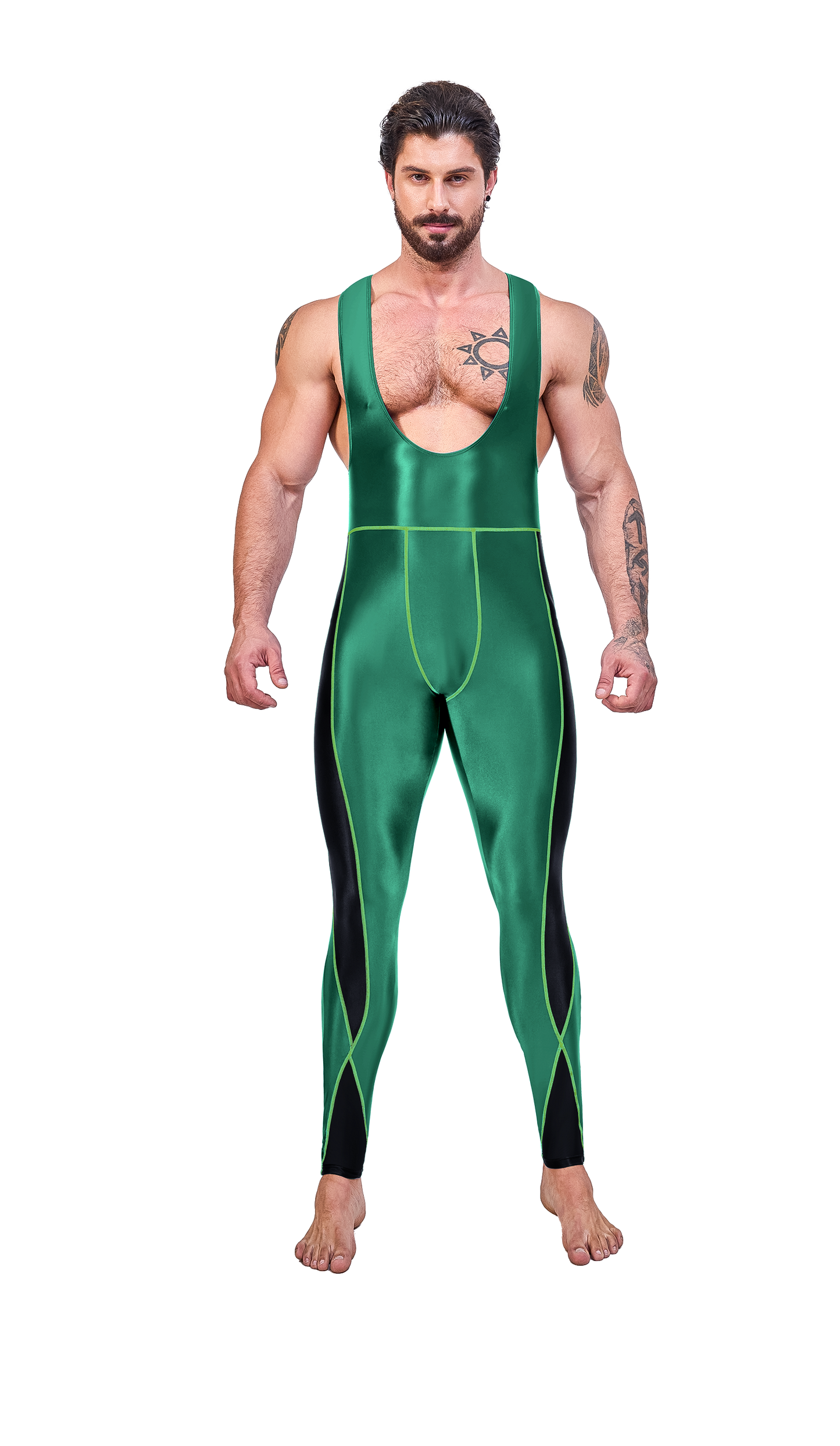 Leonidas Racerback スポーツボディスーツ