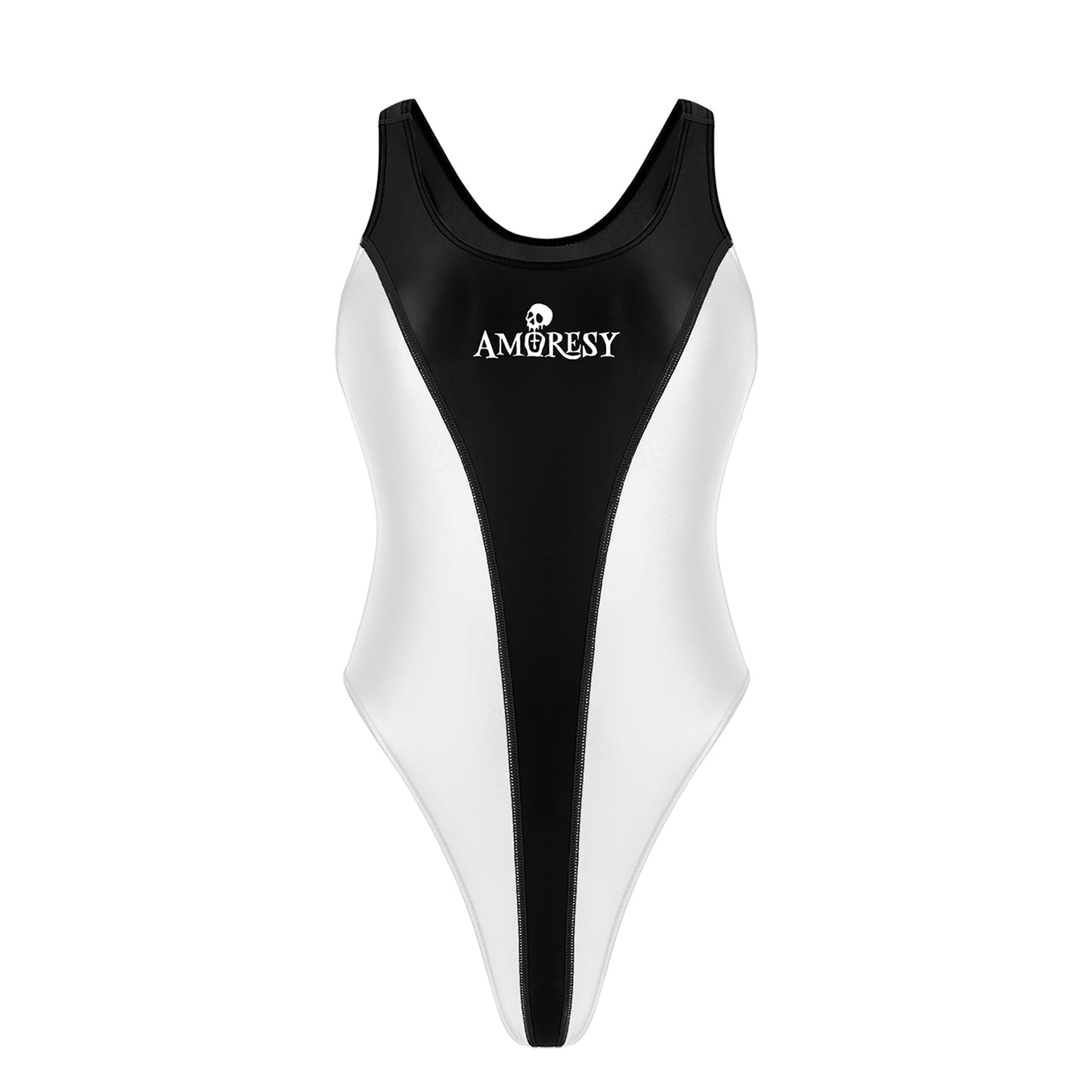 Novina Spooky Backless Swimsuit Leotard