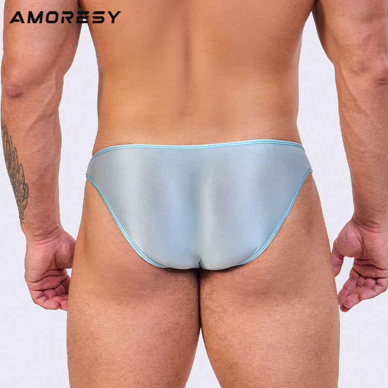 Atlas Sheer Swimming Briefs / Thong Swimwear - AMORESY