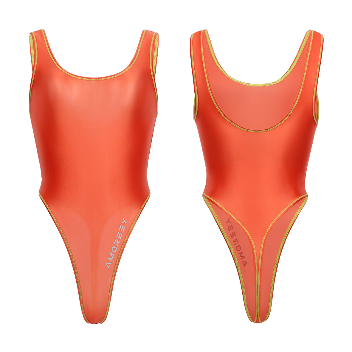Tempest Sheer Super High-Leg Thong Swimsuit Leotard