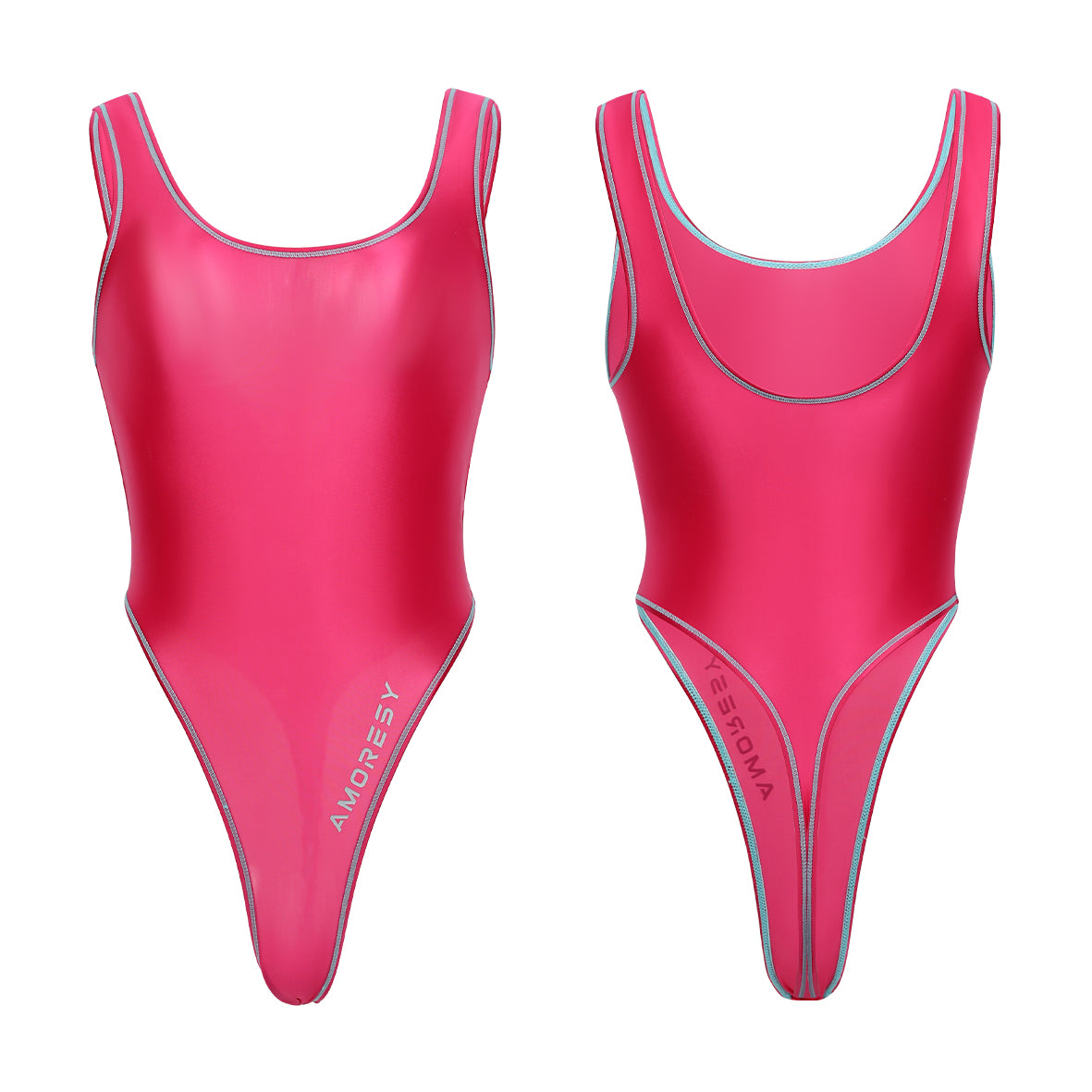 Tempest Sheer Super High-Leg Thong Swimsuit Leotard
