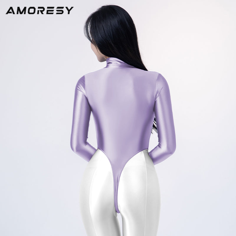 Solara C Series Super High-Leg Thong Swimsuit Leotard - AMORESY