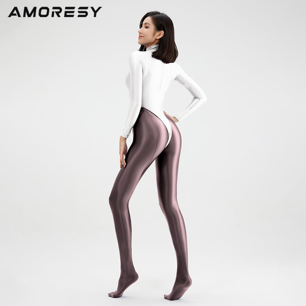 Epica Super High-Leg Thong Swimsuit Leotard - AMORESY