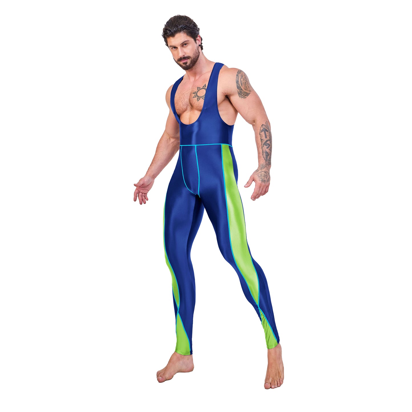Leonidas Racerback スポーツボディスーツ