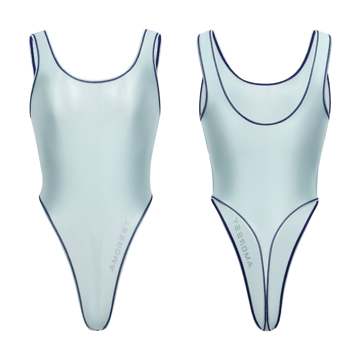 Tempest Sheer Super High-Leg Thong Swimsuit Leotard