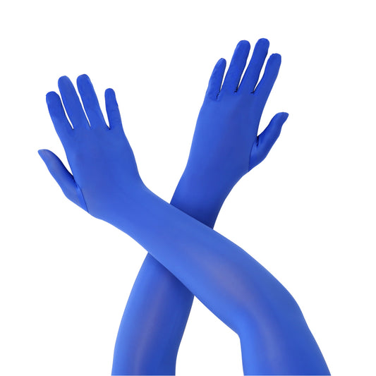Celebriti Silky Elbow-Length Gloves Gloves One size / KleinBlue - AMORESY