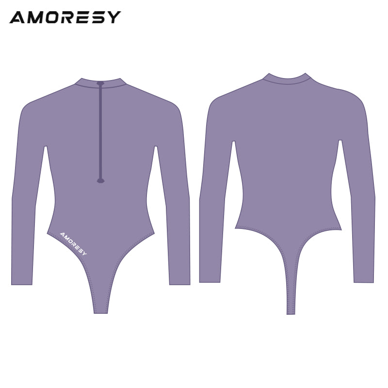 Solara C Series Super High-Leg Thong Swimsuit Leotard - AMORESY