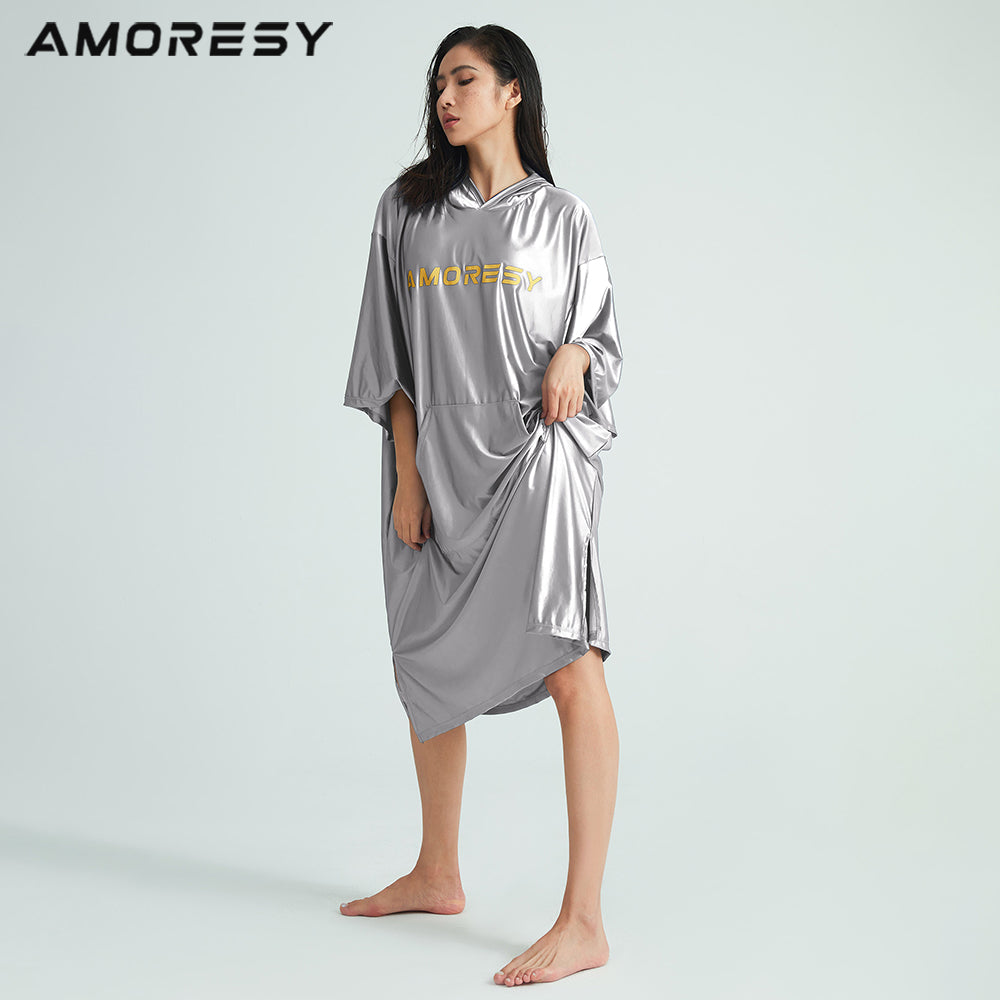 Cassara Hooded Changing Robe Swimming suit - AMORESY