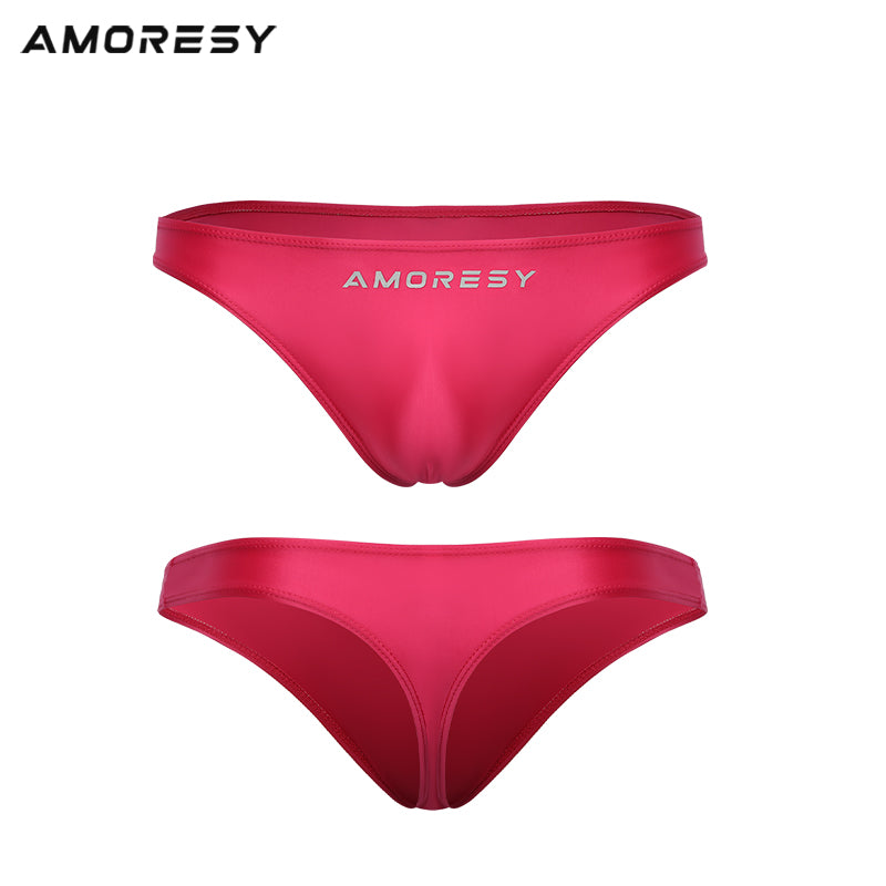 Atlas Sheer Swimming Briefs / Thong Swimwear - AMORESY