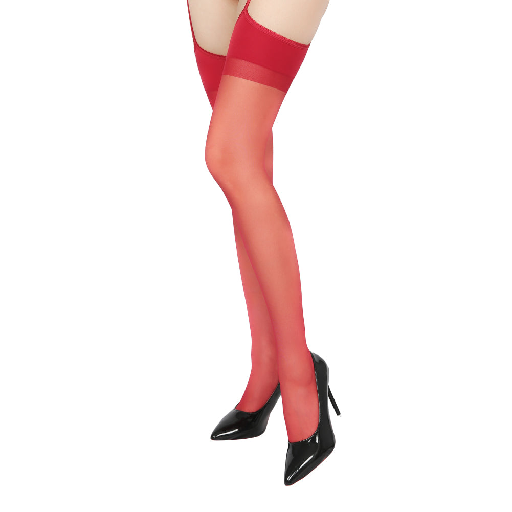 Sensualiti 长筒袜和吊袜带