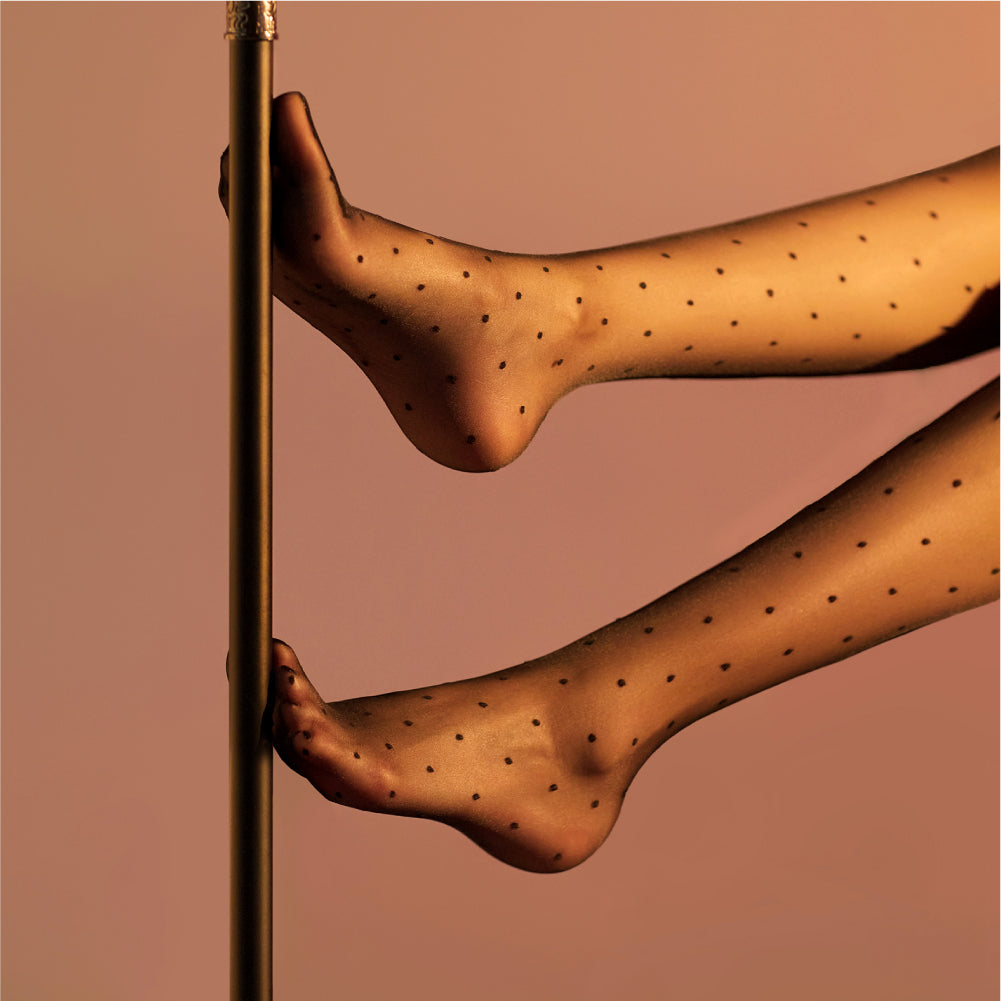 Dotti Seamless Polka Dot Tights - AMORESY