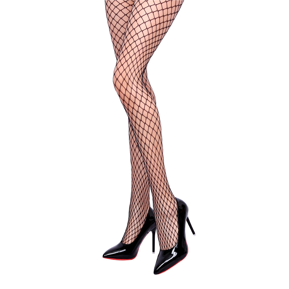 Diamanti Fishnet Tights Black / One size - AMORESY