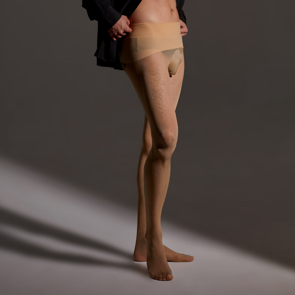Vitaliti Ultra-Thin Men's Seamless Tights Lingerie - AMORESY