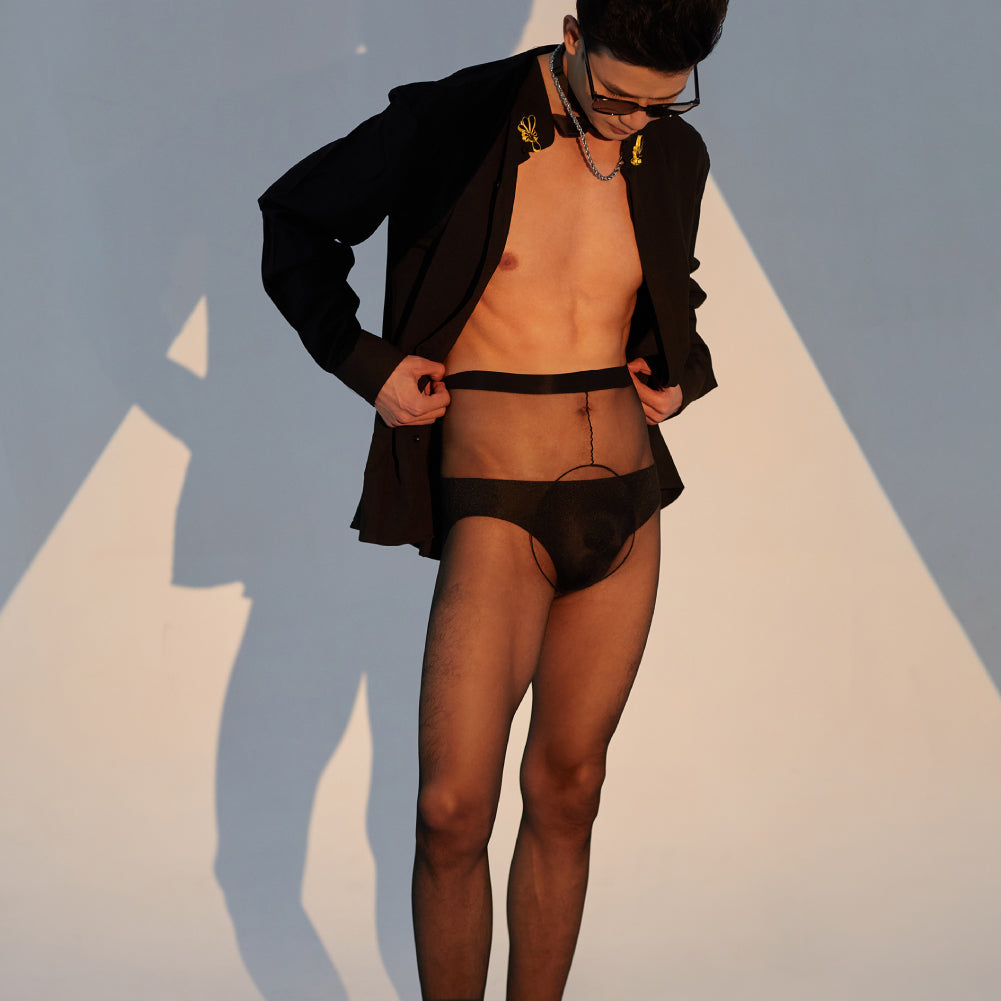 Umbrati Ultra-Thin Men's Crotchless Tights