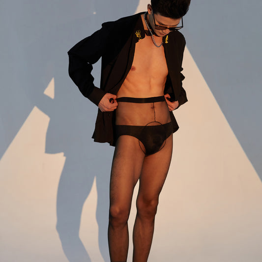 Umbrati Ultra-Thin Men's Crotchless Tights