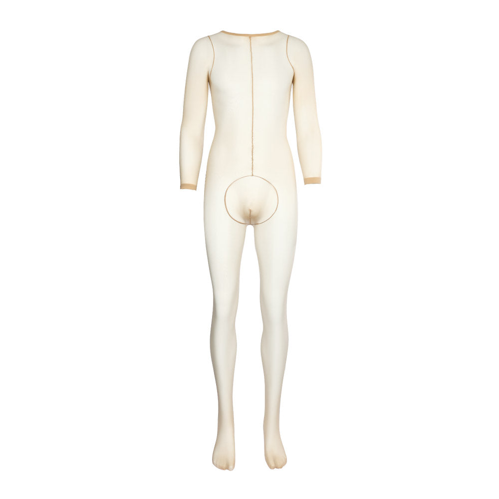 Vaniti Sheer Ultra-Shiny Men's Bodysuit