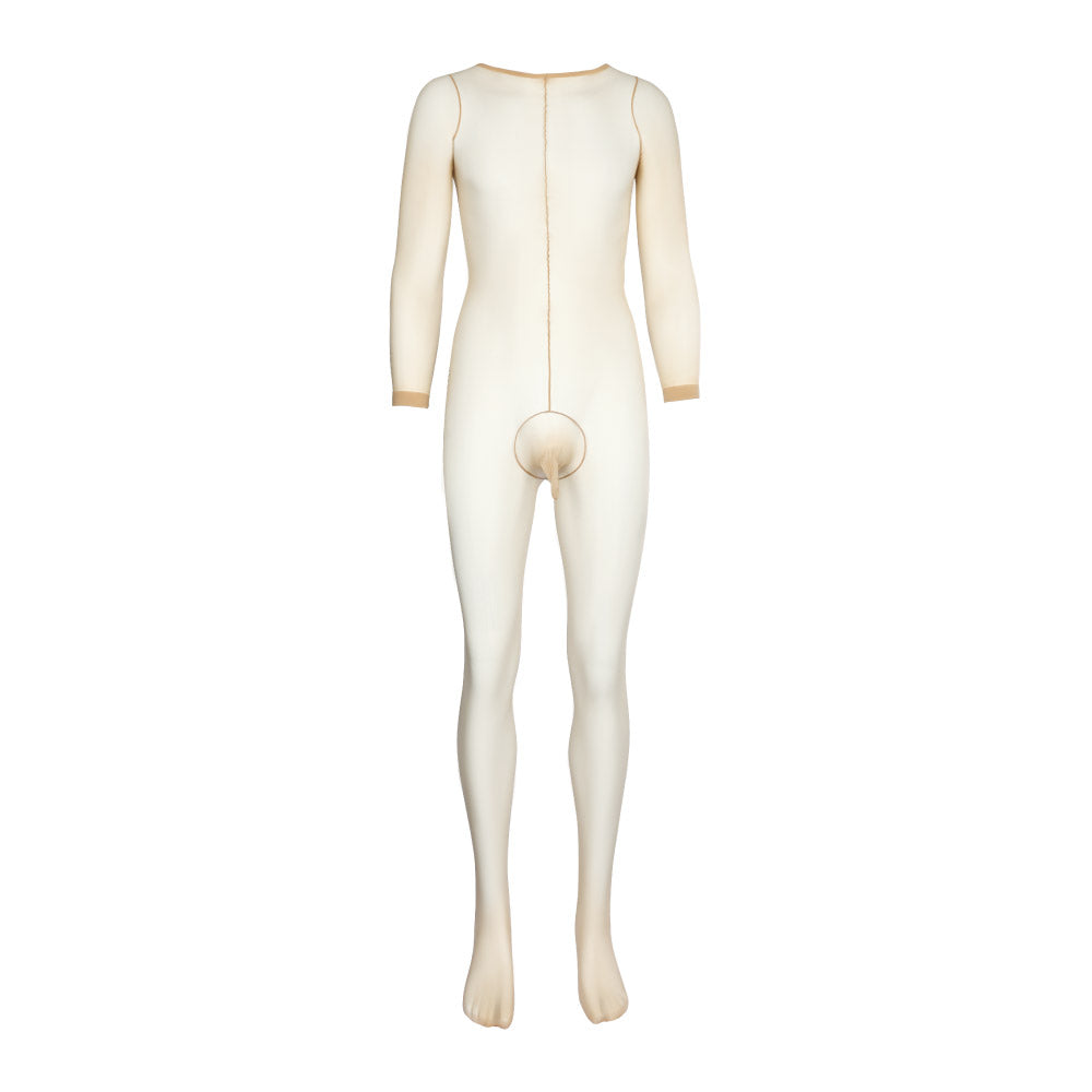 Vaniti Sheer Ultra-Shiny Men's Bodysuit