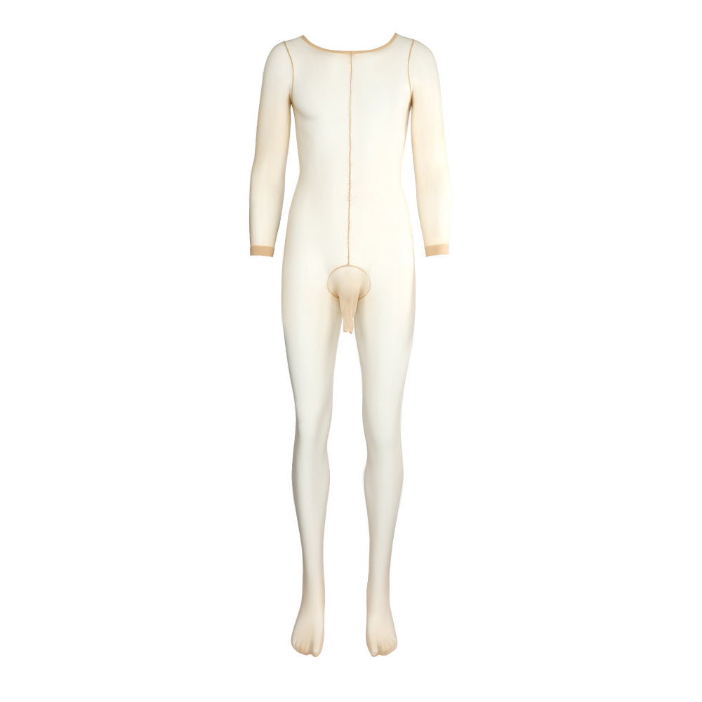 Vaniti Sheer Ultra-Shiny Men's Bodysuit