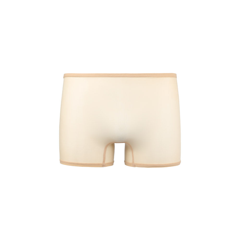 Relenti Men's Shiny Ultra-Thin Sheer Boxer Shorts