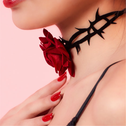 Beauti Rose Choker - AMORESY