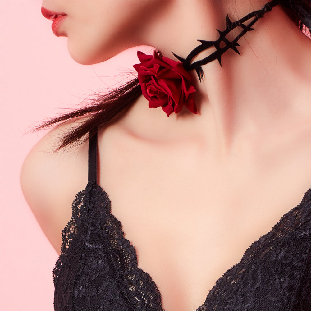Beauti Rose Choker - AMORESY