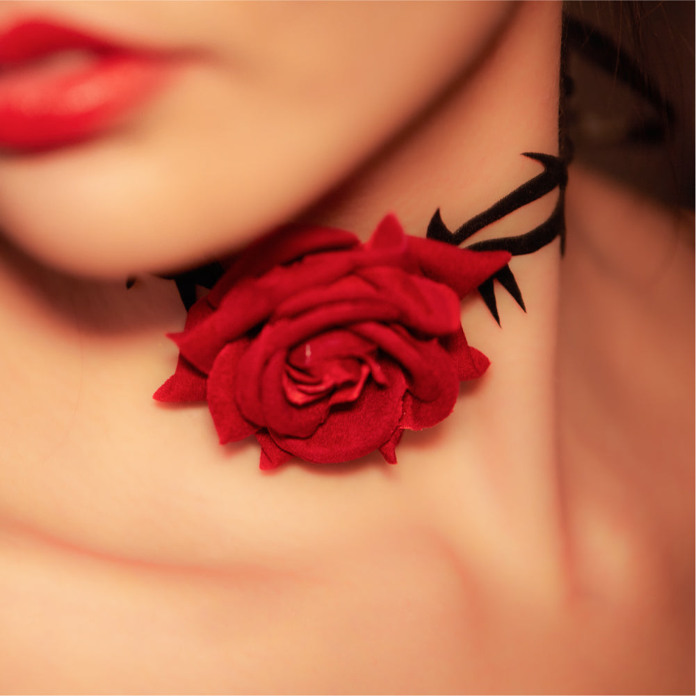 Beauti Rose Choker - AMORESY