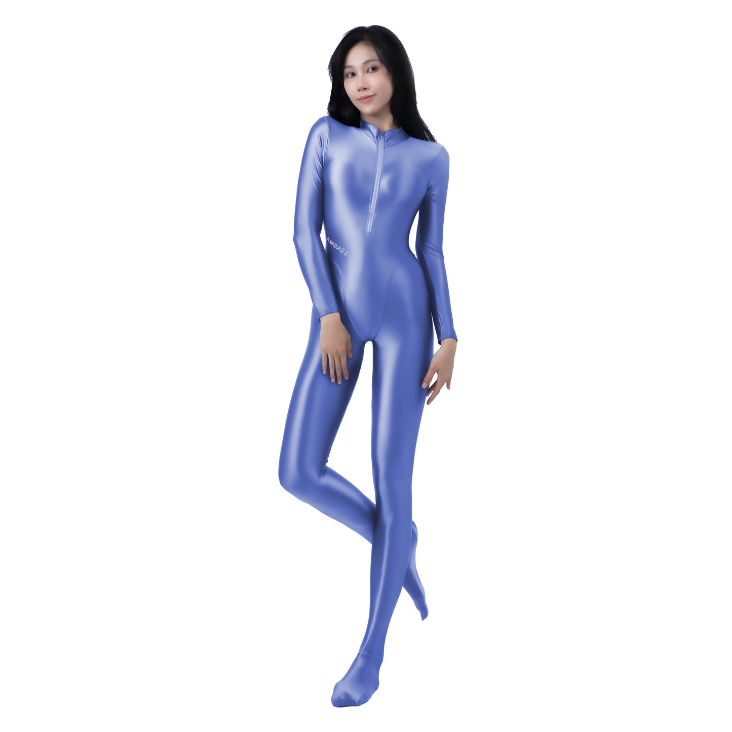 Celestia Series Front-Zip Catsuit Catsuit Very Peri / M - AMORESY