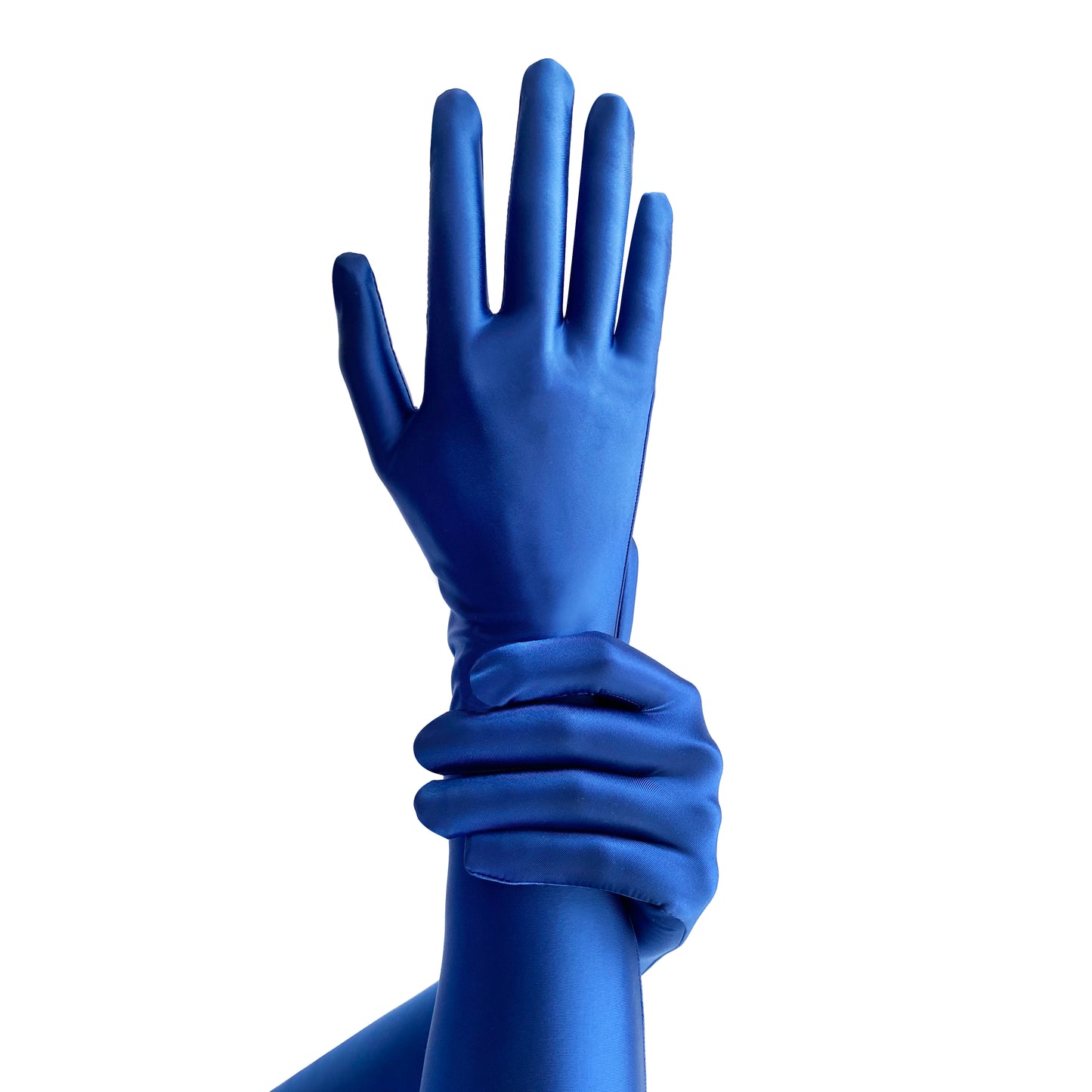 Elbow-Length Gloves one size / BLUE - AMORESY