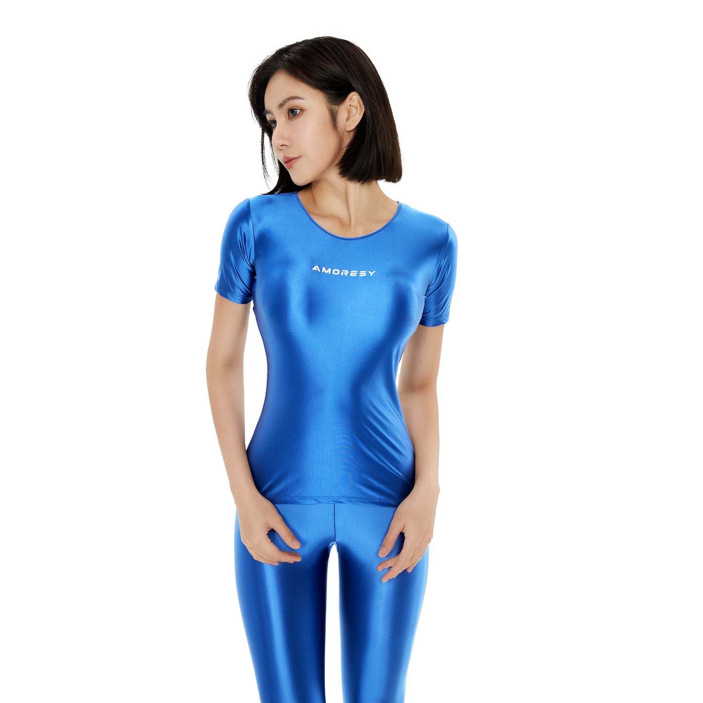 Charmora Short-Sleeve T-shirt blue / M - AMORESY