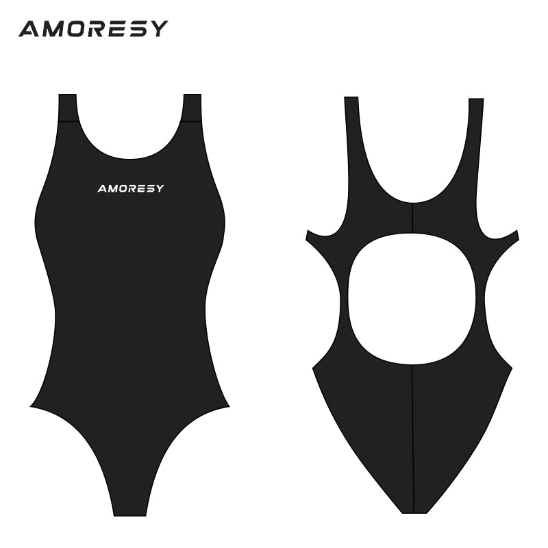 Gaea A Series High-Leg Backless Swimsuit Leotard Swimsuit Leotard - AMORESY