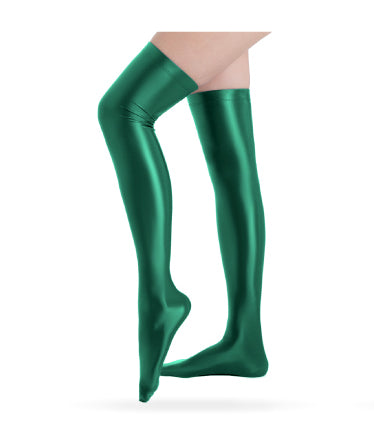 Luxiva Thigh High Stockings Swimming suit Green / L - AMORESY