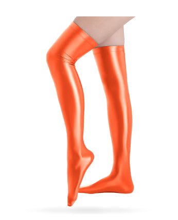 Luxiva Thigh High Stockings Swimming suit Orange / L - AMORESY