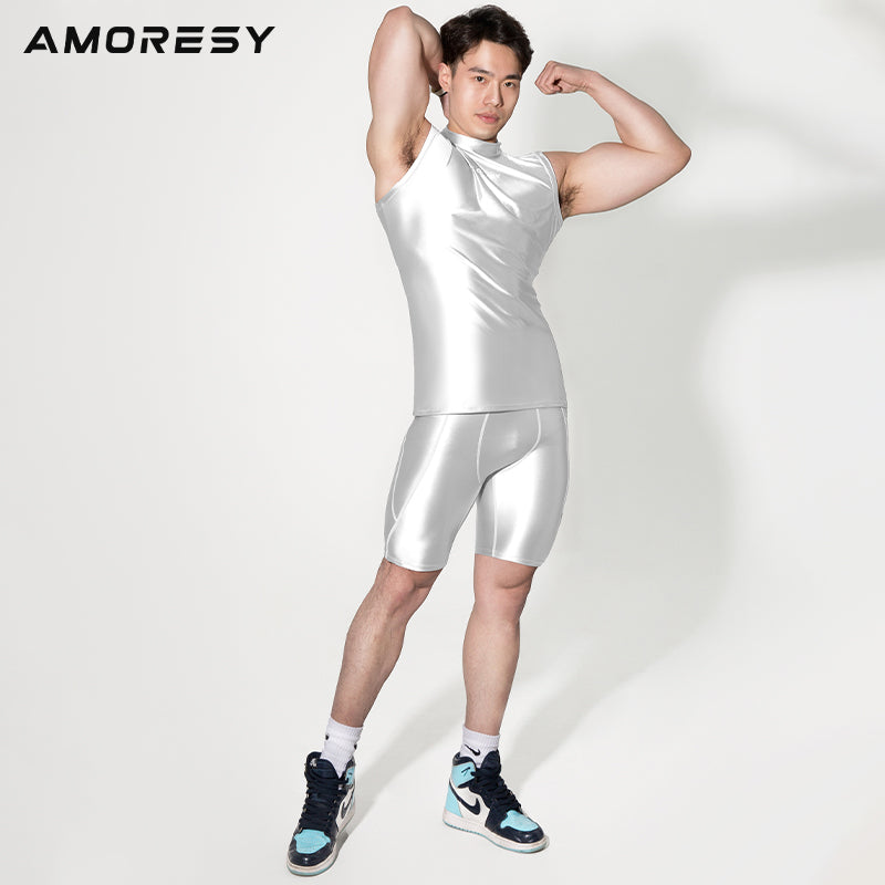 Poseidon Sleeveless Sports Tank Top 服饰与配饰 White / M - AMORESY
