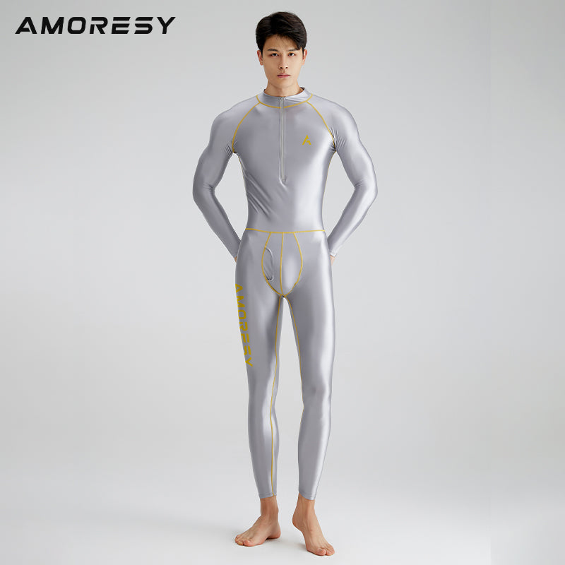 Apollo Series Front-Zip Bodysuit Swimming suit - AMORESY