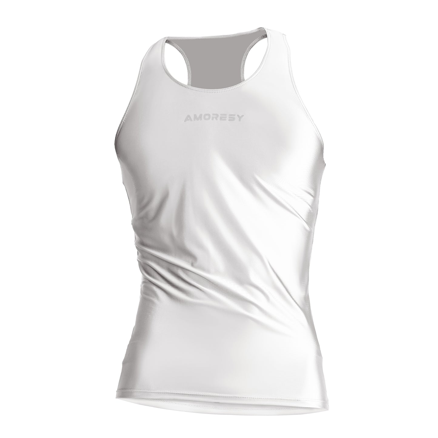 Titan Racerback Sports Vest Swimming suit White / M - AMORESY