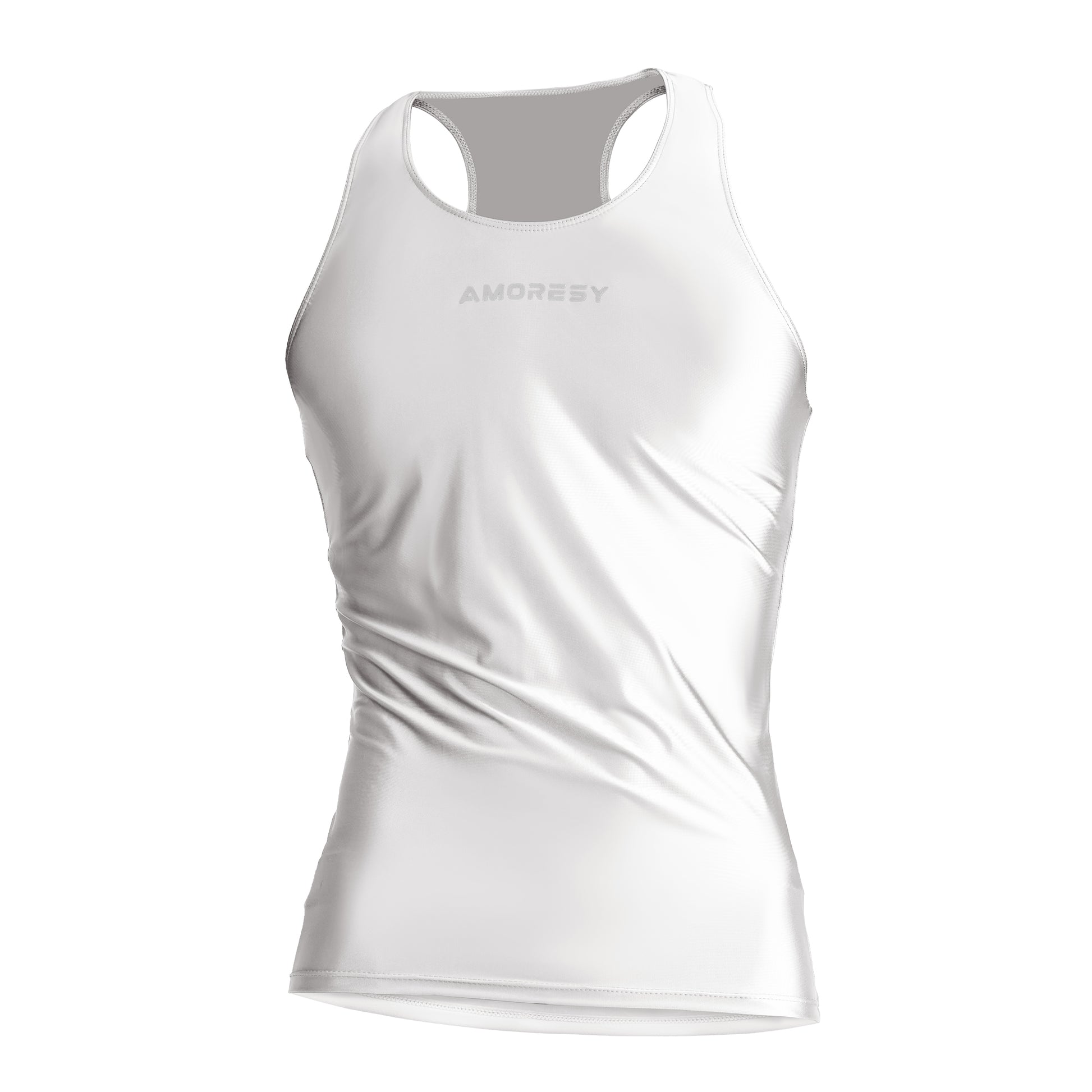 Titan Racerback Sports Vest Swimming suit White / M - AMORESY