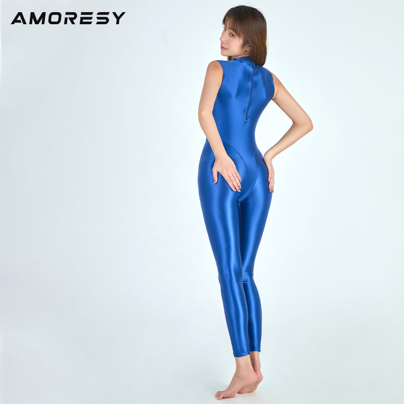 Elara Series Sleeveless Catsuit Catsuit - AMORESY