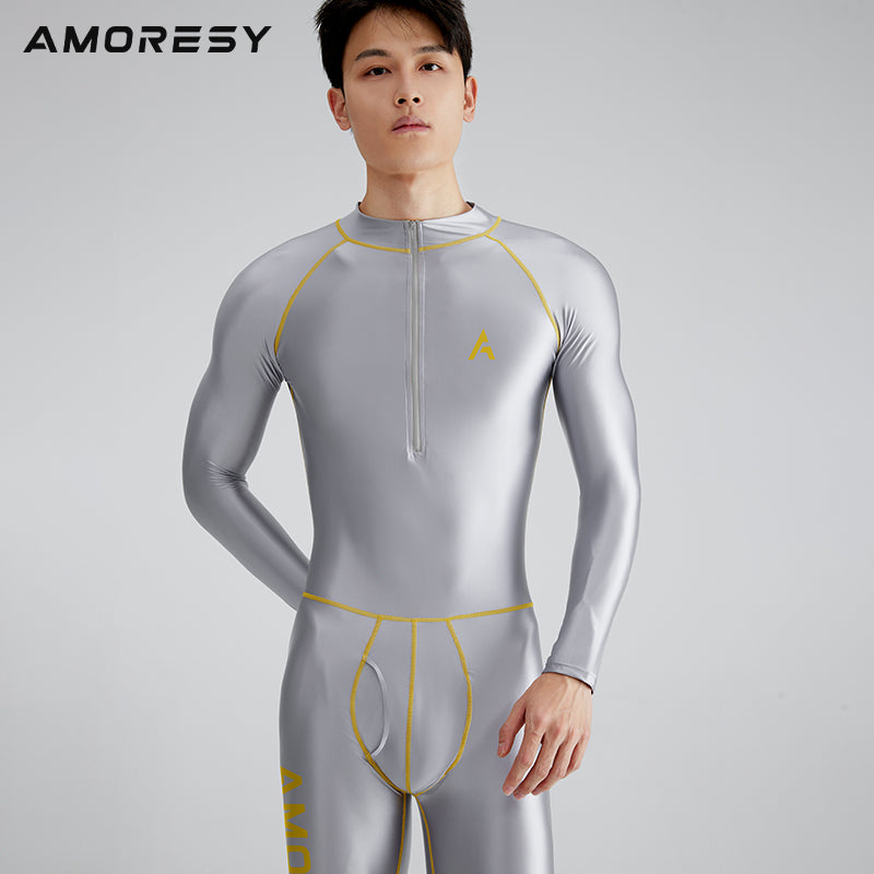 Apollo Series Front-Zip Bodysuit Swimming suit - AMORESY