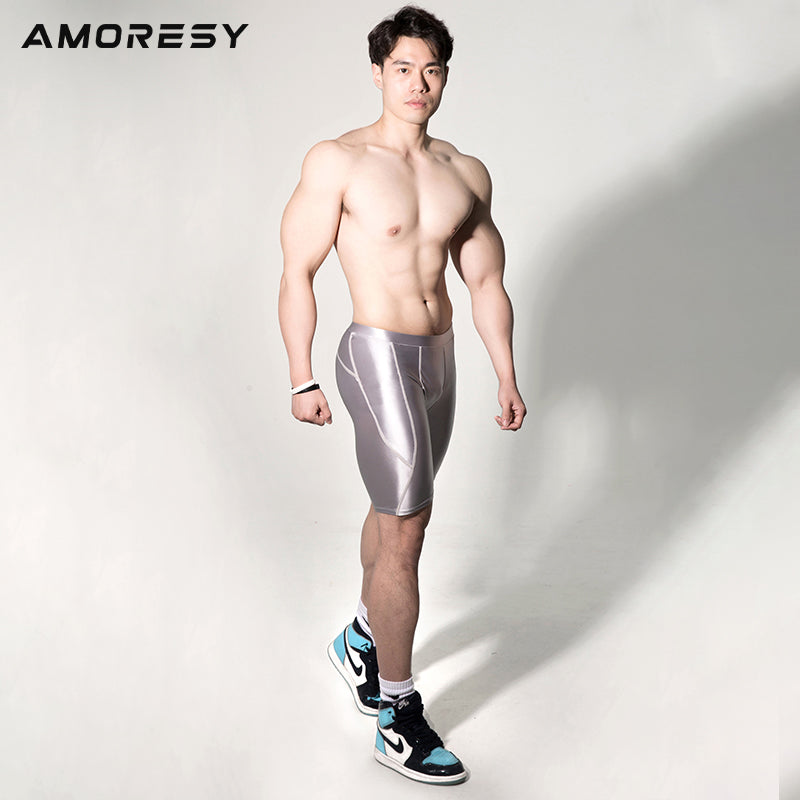 Dante Classic Sports Shorts Silver Gray / M - AMORESY