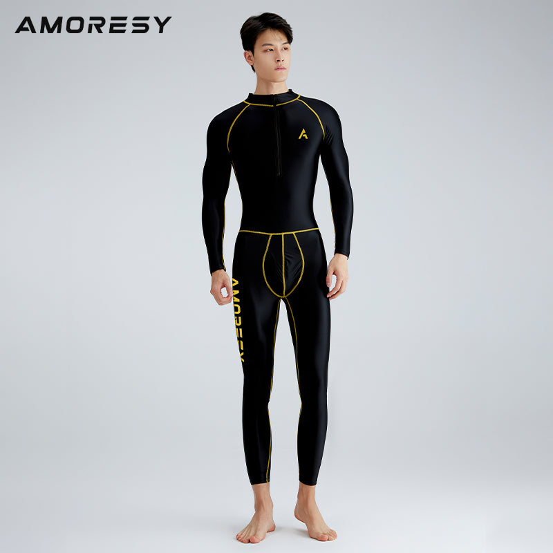 Apollo Series Front-Zip Bodysuit Swimming suit - AMORESY