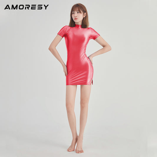 Auriana Turtleneck Minidress