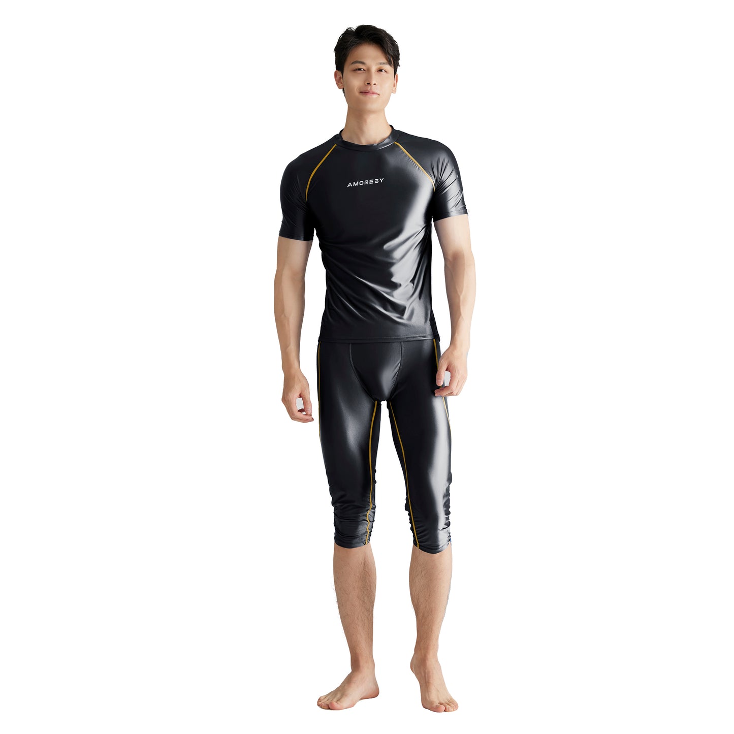 Orion Sports T-shirt BLACK SILVER / M - AMORESY