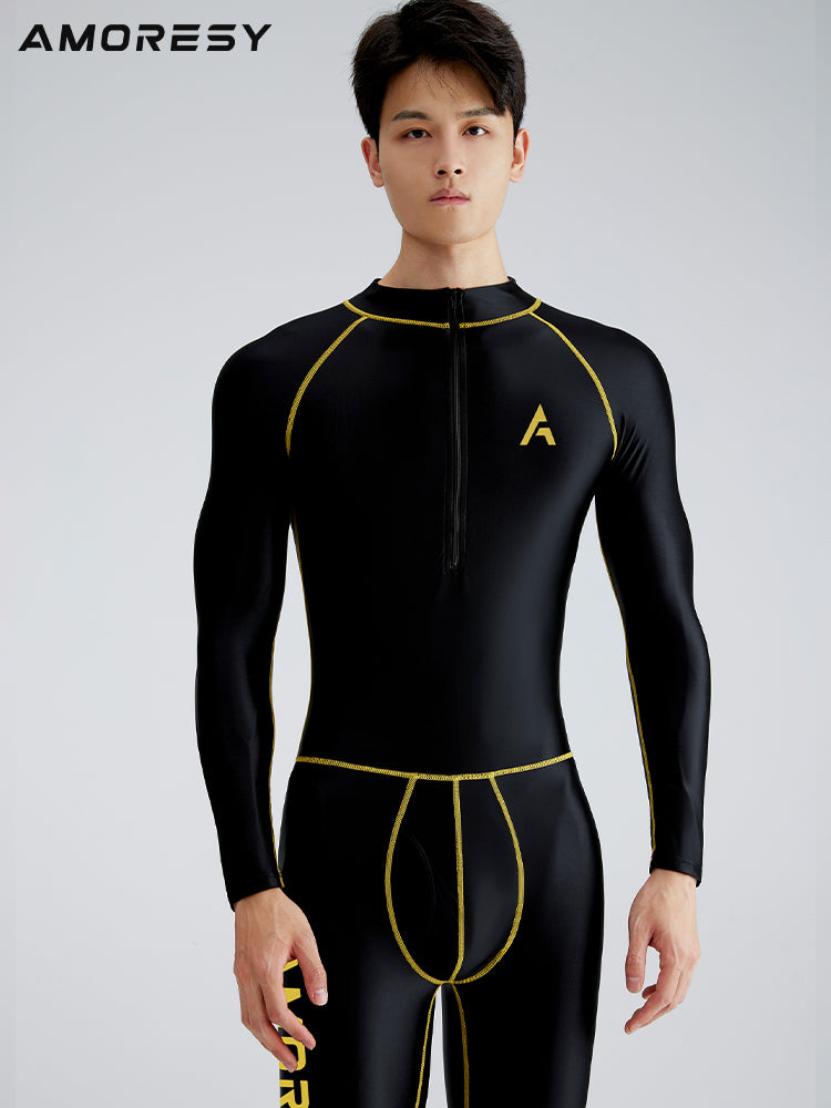 Apollo Series Front-Zip Bodysuit Swimming suit - AMORESY