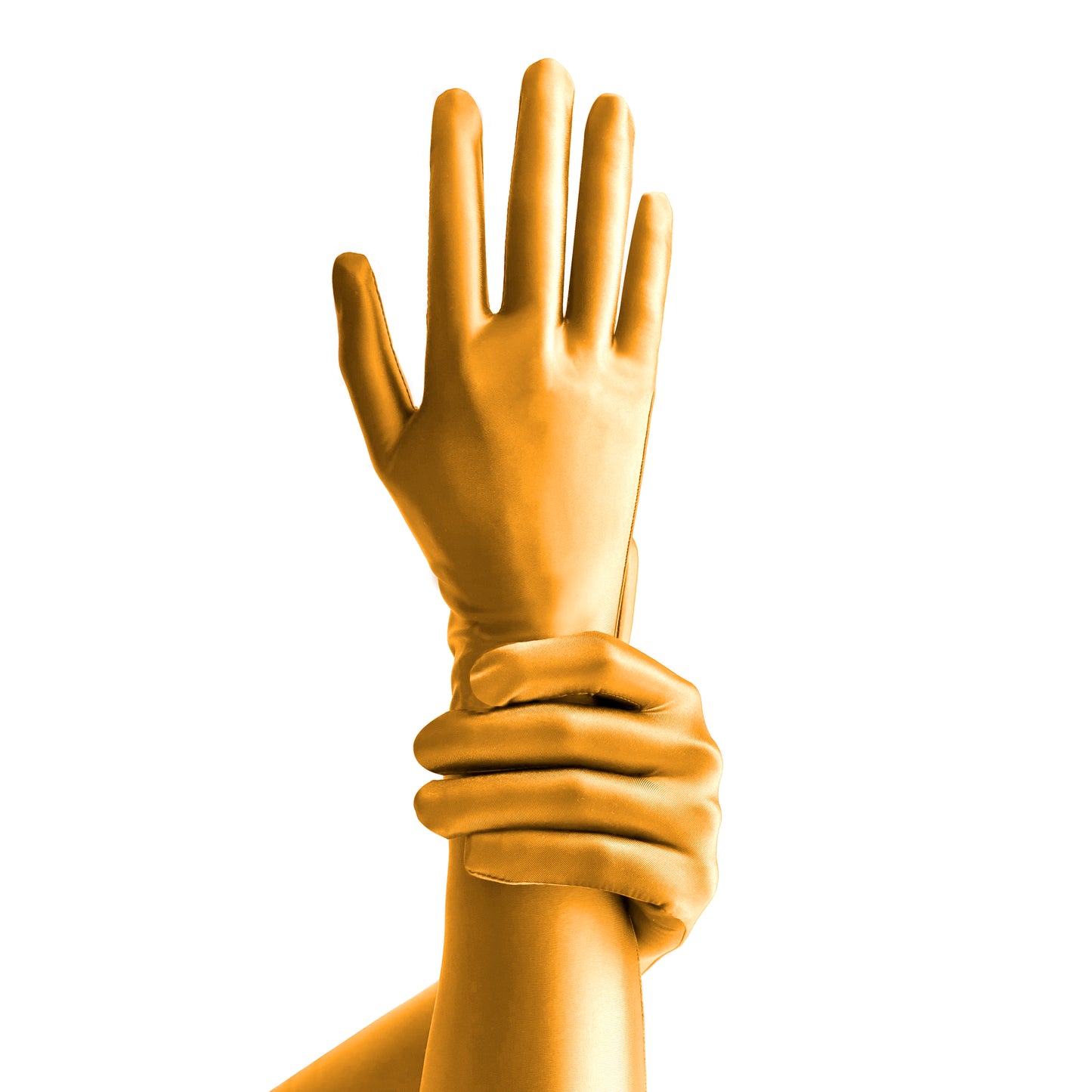 Elbow-Length Gloves one size / GOLD - AMORESY