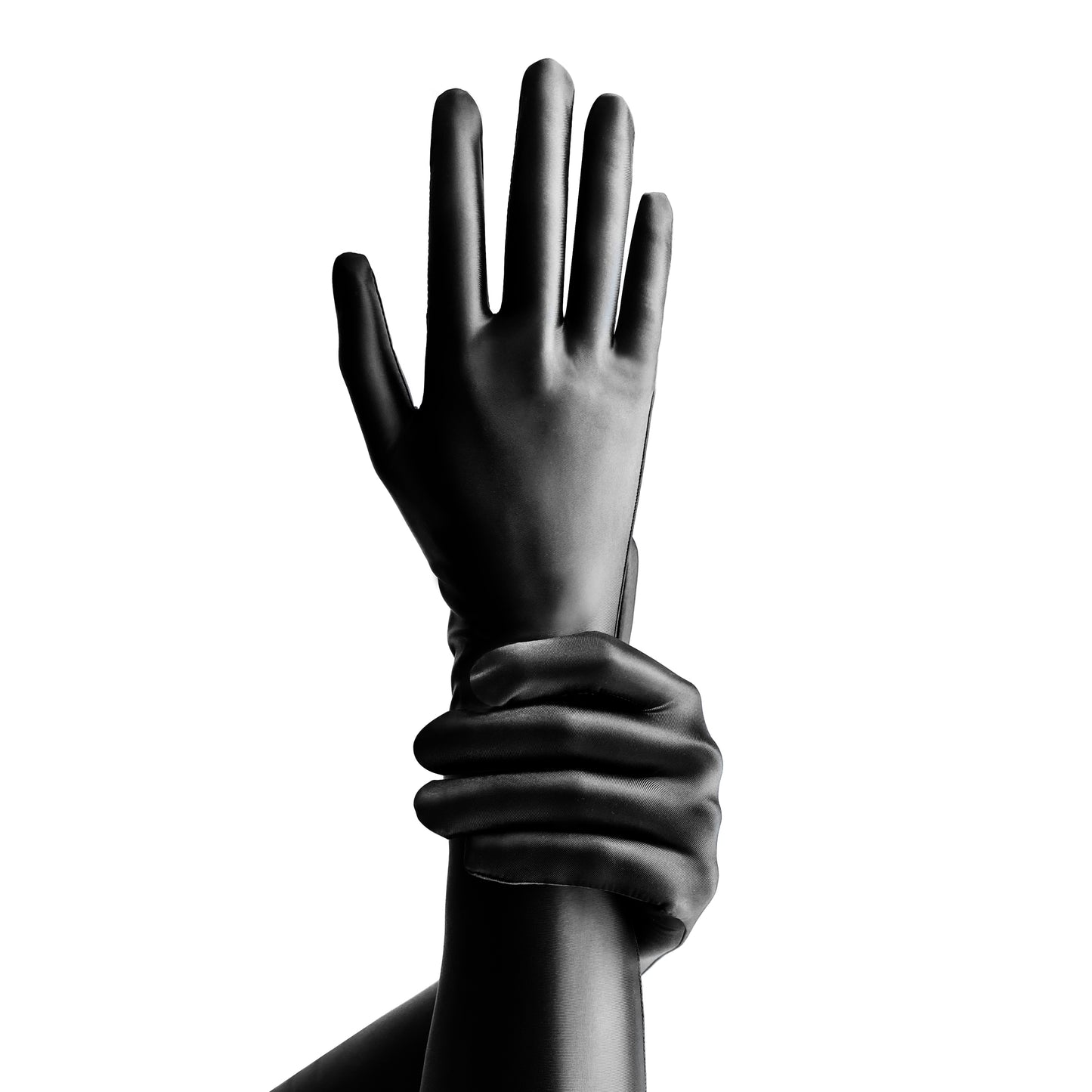 Elbow-Length Gloves one size / BLACK - AMORESY