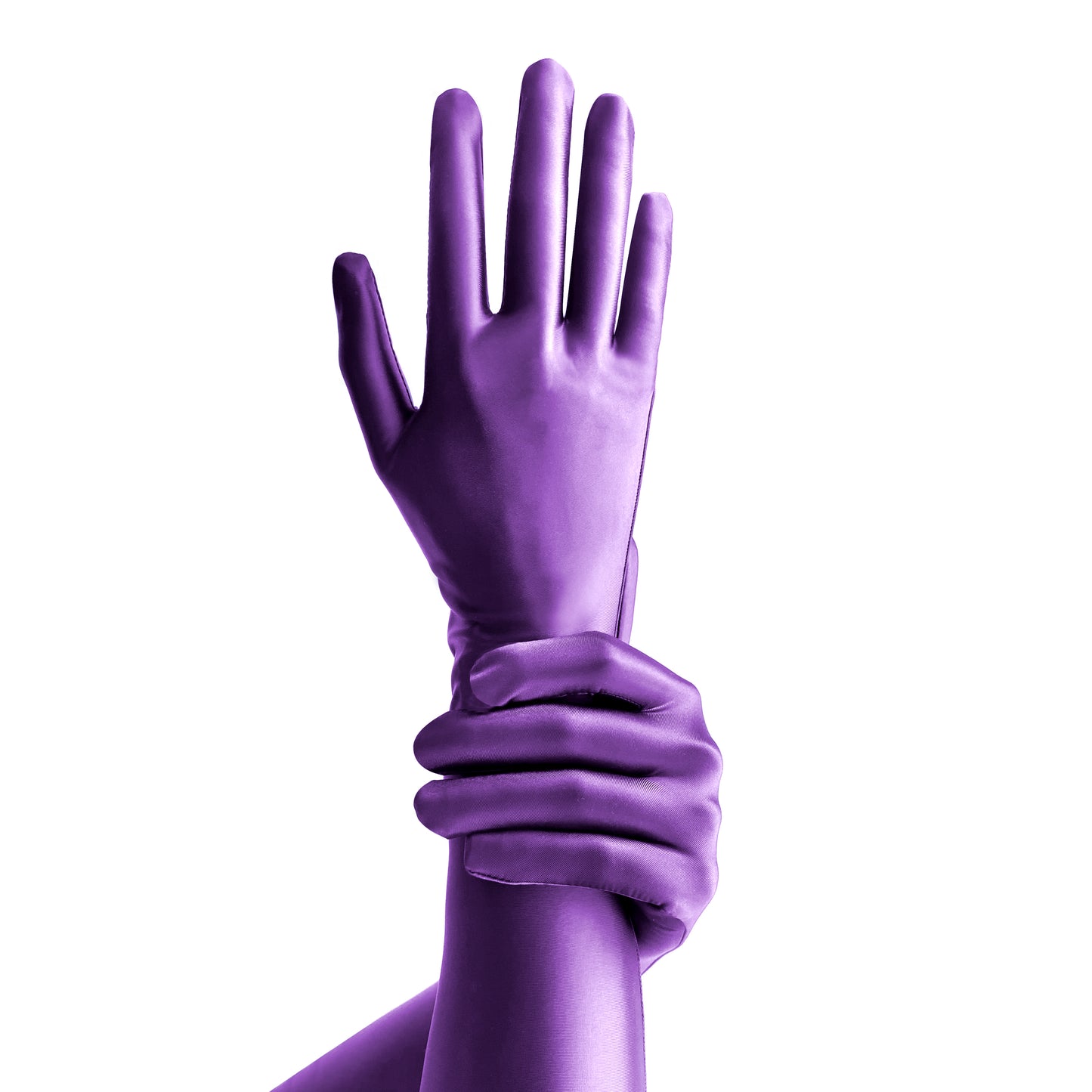 Elbow-Length Gloves one size / PURPLE - AMORESY