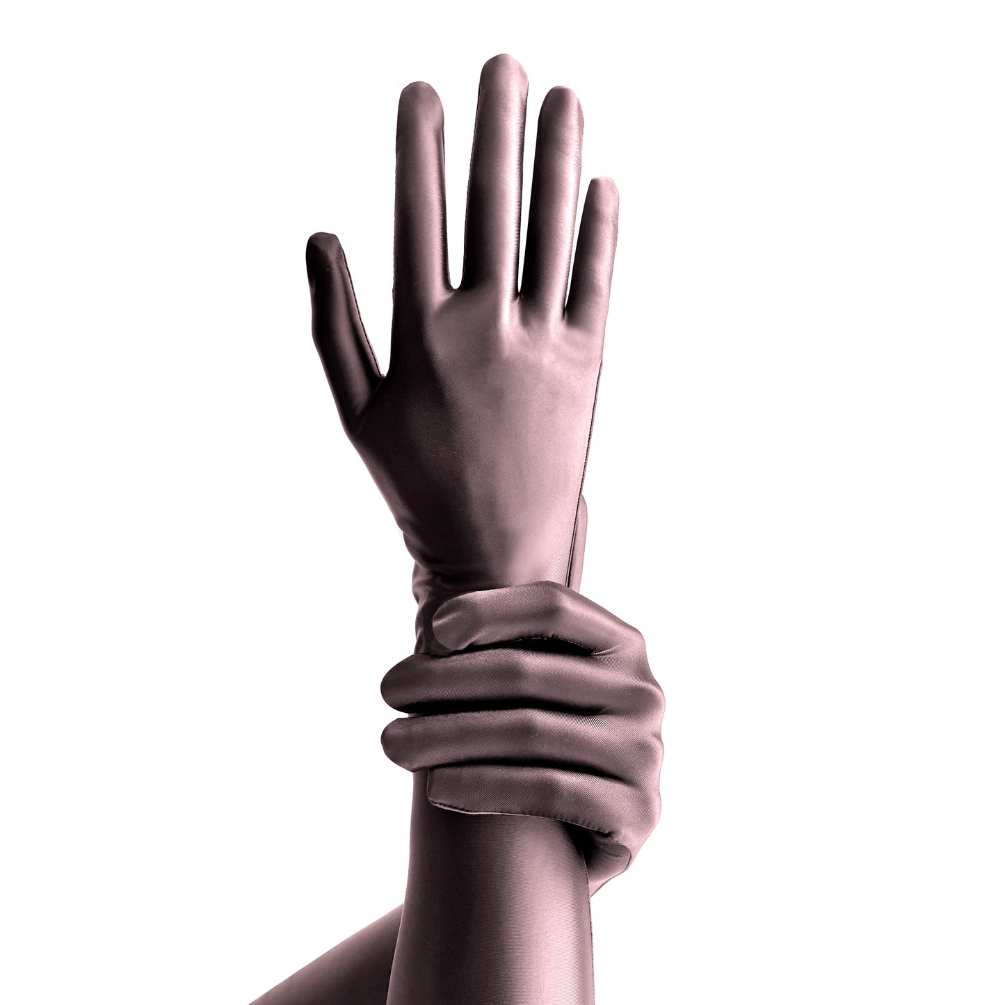 Elbow-Length Gloves one size / BROWN - AMORESY